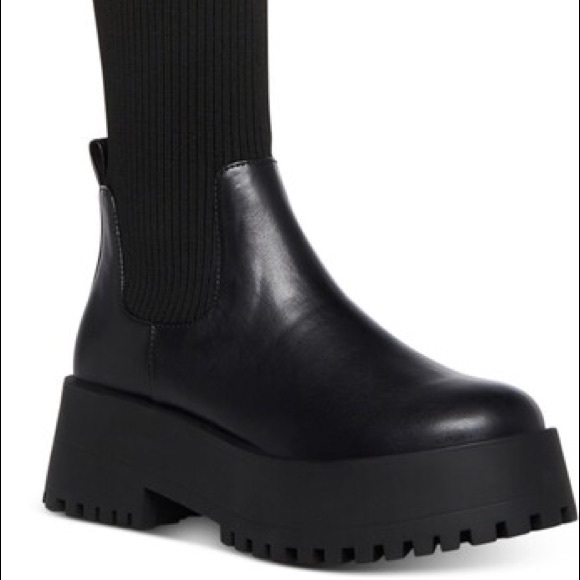 Steve Madden- Scoop Over-the-Knee Knit Lug Sole Boot (NWT) - Picture 16 of 16